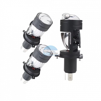 Мини линзы H4 ADL P1 (Bi-Led) 12v, с двойной линзой
