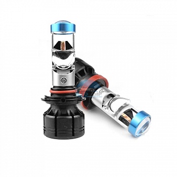 Комплект светодиодных линз GT P5 12-24v (Bi-Led) HB3 mini