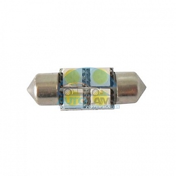 Светодиоды GL T10*31mm, 4 диода SMD5050, белые (салонная) Светодиоды GL T10*31mm, 4 диода SMD5050, белые (салонная)