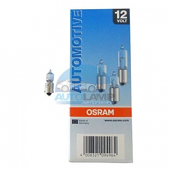 Автолампа OSRAM H6W 12V 6W BAX9s (64132)